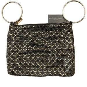 NWT Whiting & Davis Bangle Mesh Scale Wristlet